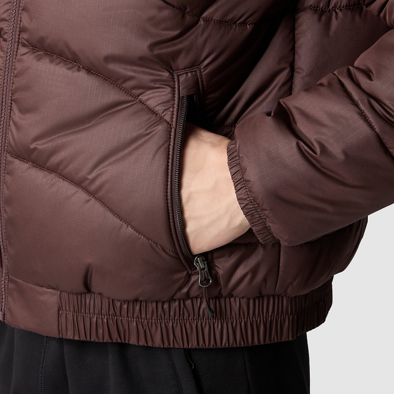 The North Face 2000 Synthetic Puffer Jacket Coal Brown | ZIUOAT-216