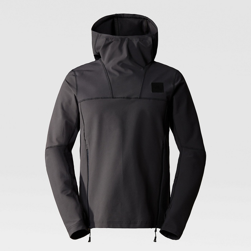 The North Face 2000s Zip Tech Hoodie Asphalt Grey | OKRNVD-561