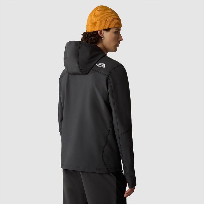 The North Face 2000s Zip Tech Hoodie Asphalt Grey | OKRNVD-561