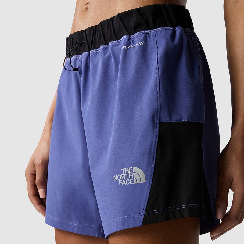 The North Face 2-In-1 Shorts Cave Blue - Tnf Black | ILZKVO-463