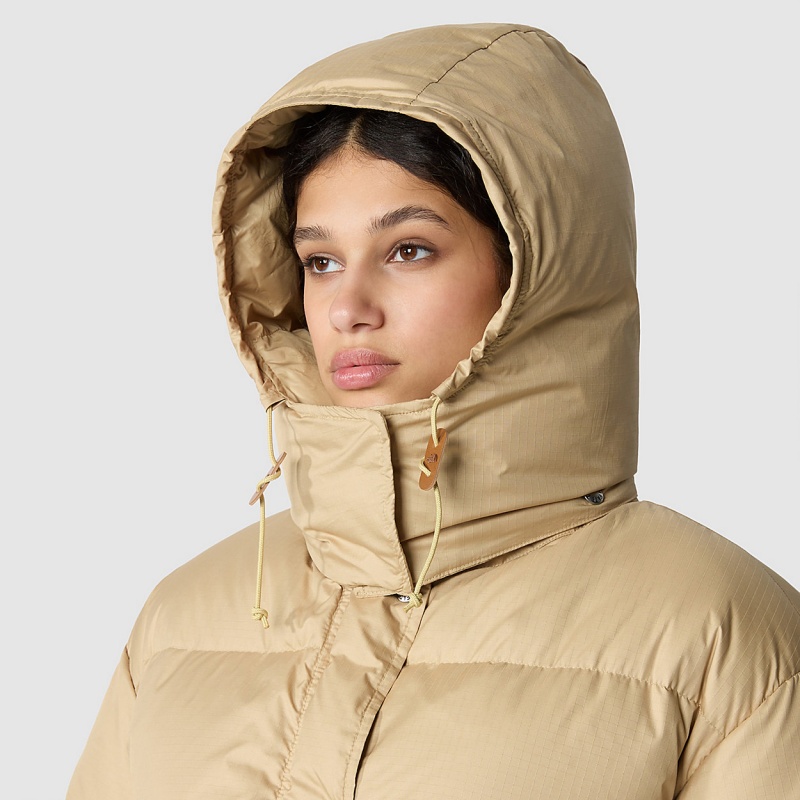 The North Face 71 Sierra Down Short Jacket Khaki Stone | AQCSJV-428