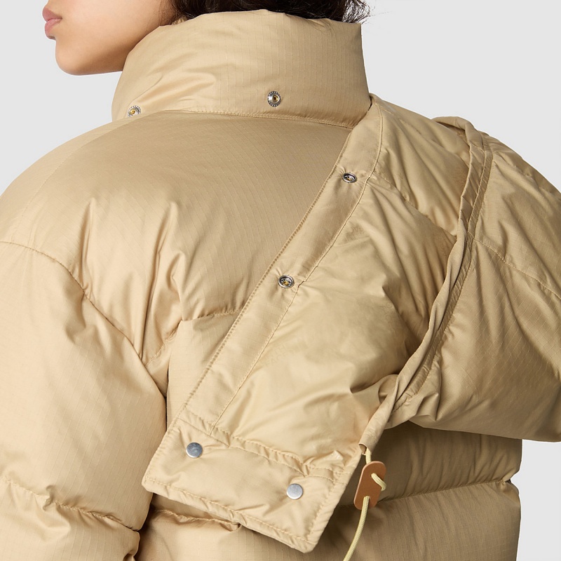 The North Face 71 Sierra Down Short Jacket Khaki Stone | AQCSJV-428