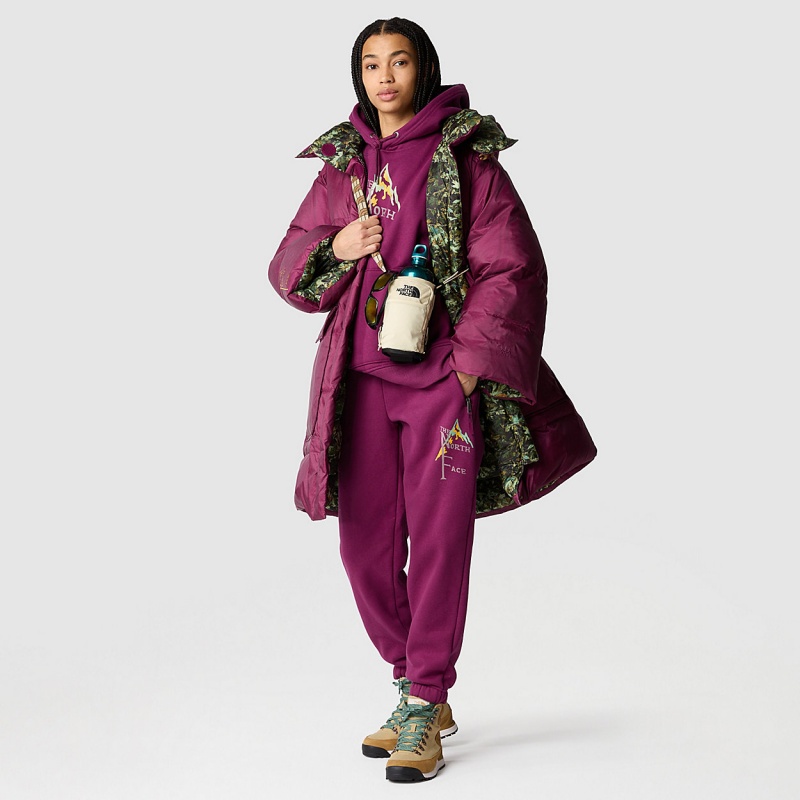 The North Face 73 North Face Parka Boysenberry - Misty Sage Fallen Leaves Print | CALGTM-871