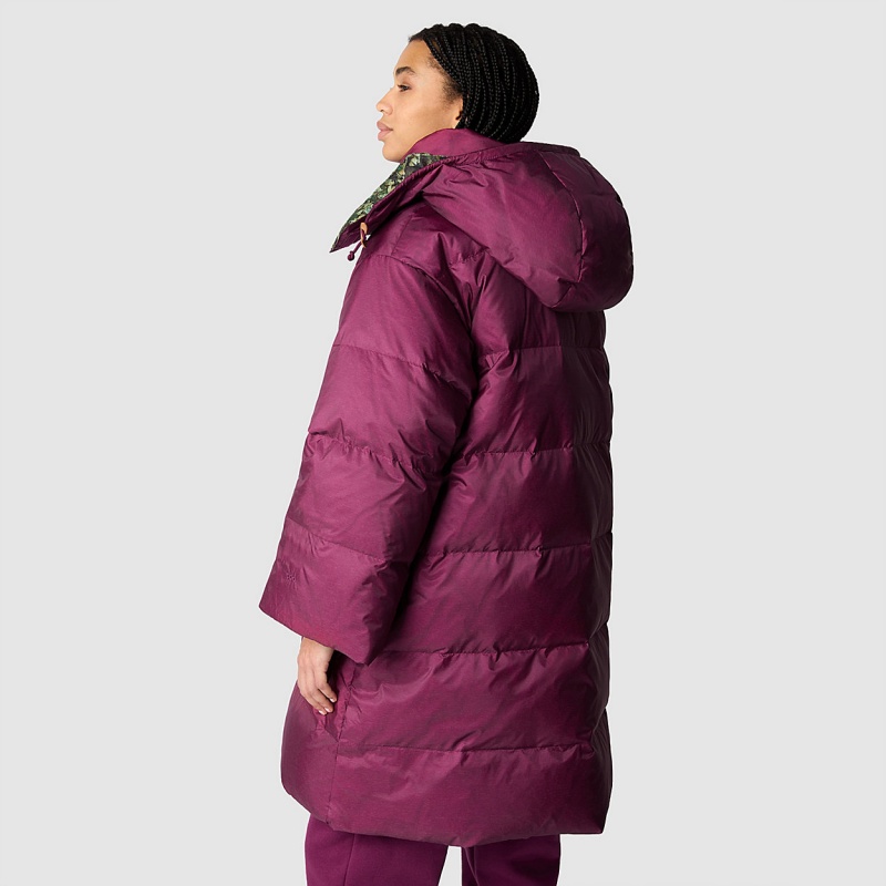 The North Face 73 North Face Parka Boysenberry - Misty Sage Fallen Leaves Print | CALGTM-871