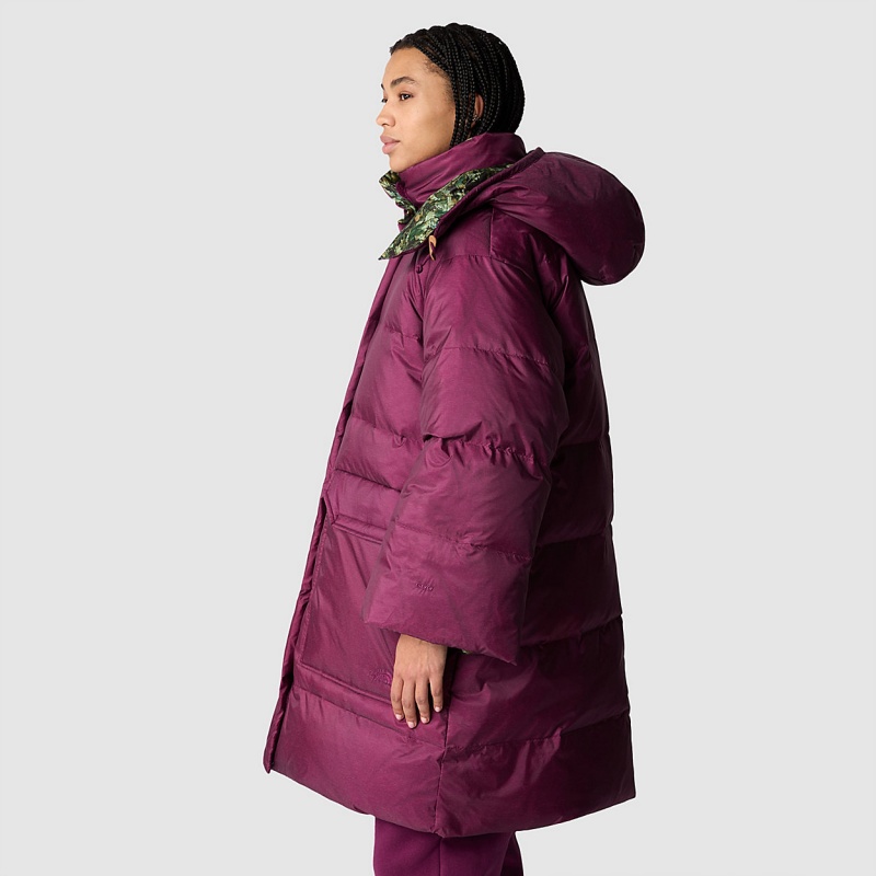 The North Face 73 North Face Parka Boysenberry - Misty Sage Fallen Leaves Print | CALGTM-871