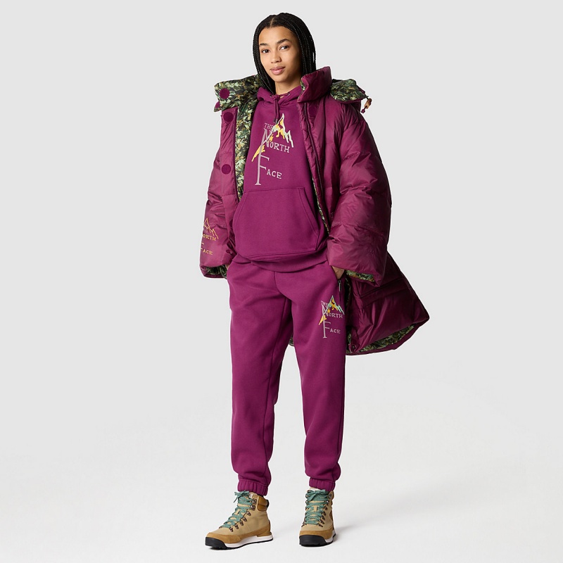 The North Face 73 North Face Parka Boysenberry - Misty Sage Fallen Leaves Print | CALGTM-871