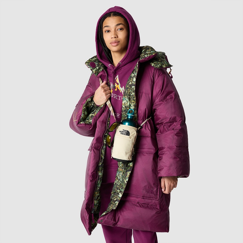 The North Face 73 North Face Parka Boysenberry - Misty Sage Fallen Leaves Print | CALGTM-871