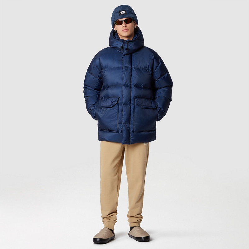 The North Face 73 North Face Parka Summit Navy - Summit Gold | HJEXQV-285