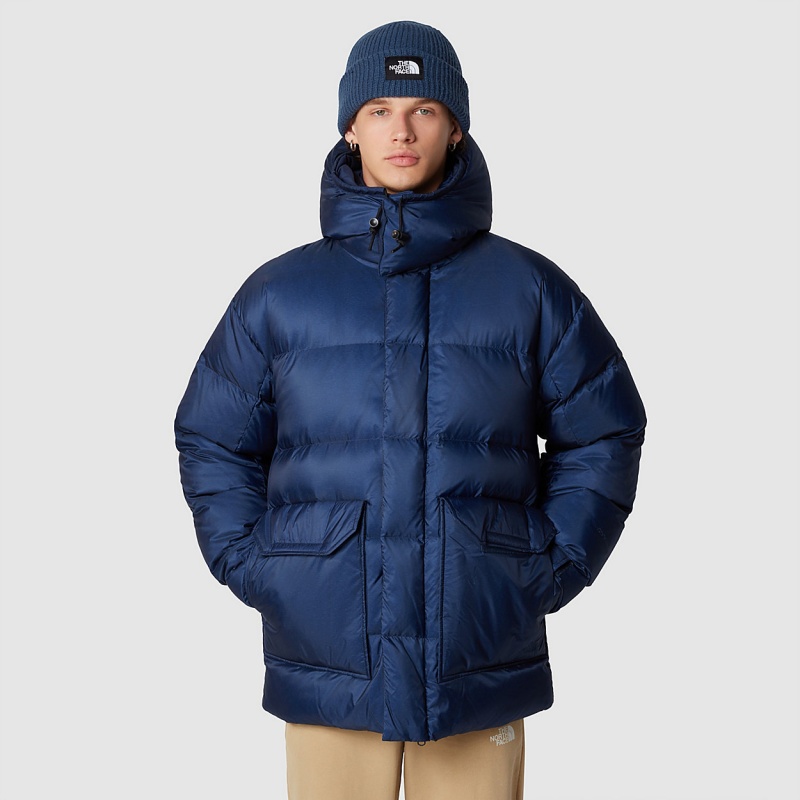 The North Face 73 North Face Parka Summit Navy - Summit Gold | HJEXQV-285