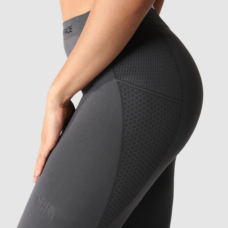 The North Face Active Tights Asphalt Grey - Tnf Black | WORUMX-754