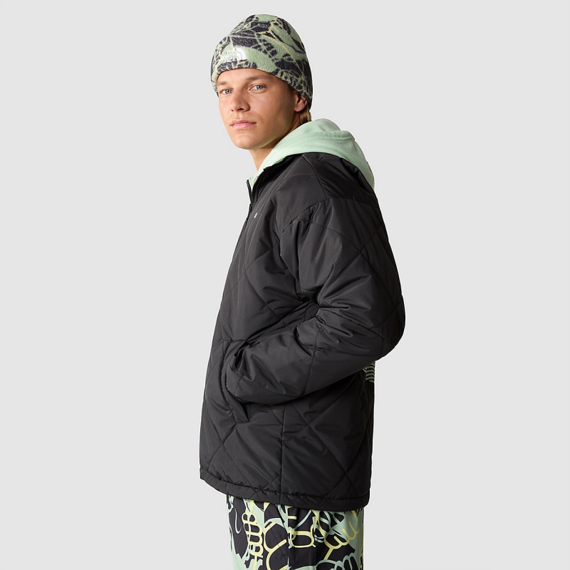 The North Face Afterburner Jacket Tnf Black - Misty Sage | SEKJVX-574