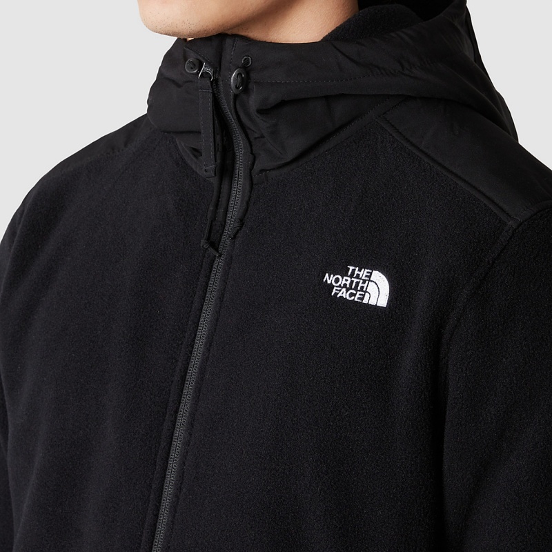 The North Face Alpine Polartec® Fleece 200 Hooded Jacket Tnf Black - Tnf Black | XLGNES-607