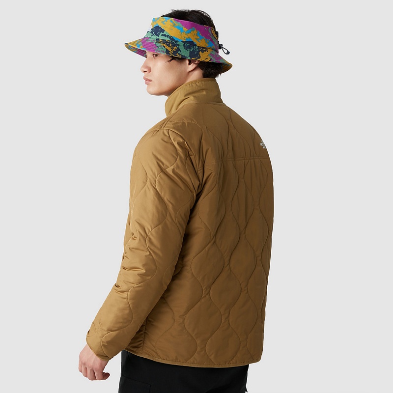 The North Face Ampato Quilted Jacket Utility Brown | ATVPYL-813