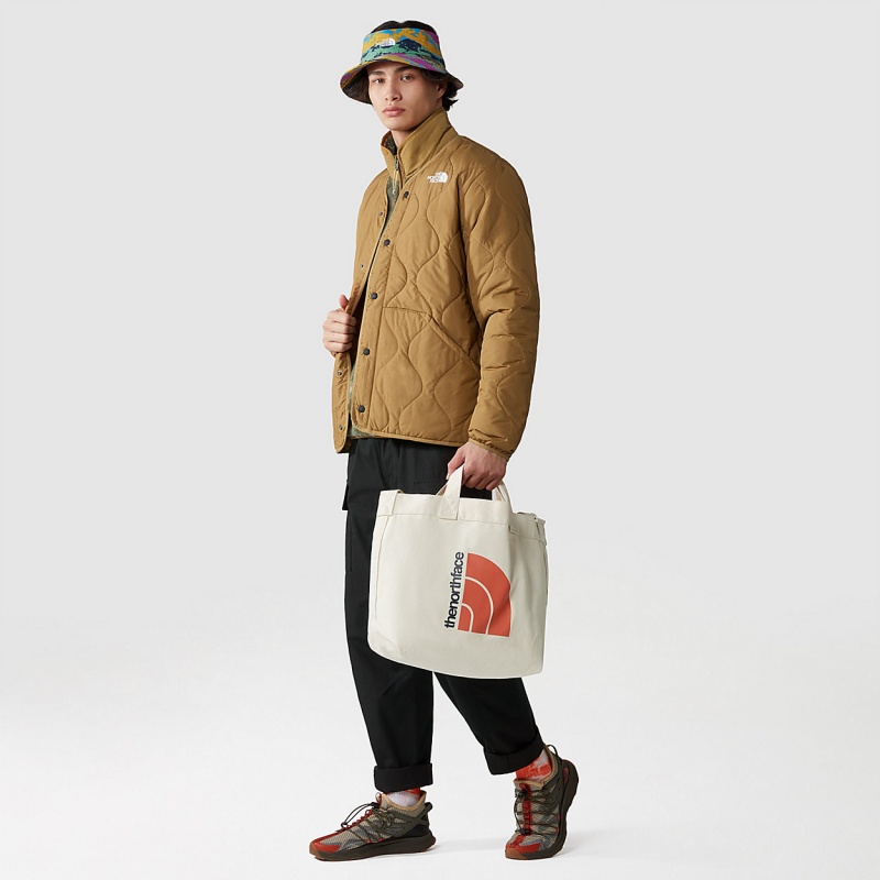 The North Face Ampato Quilted Jacket Utility Brown | ATVPYL-813