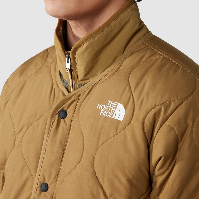 The North Face Ampato Quilted Jacket Utility Brown | ATVPYL-813