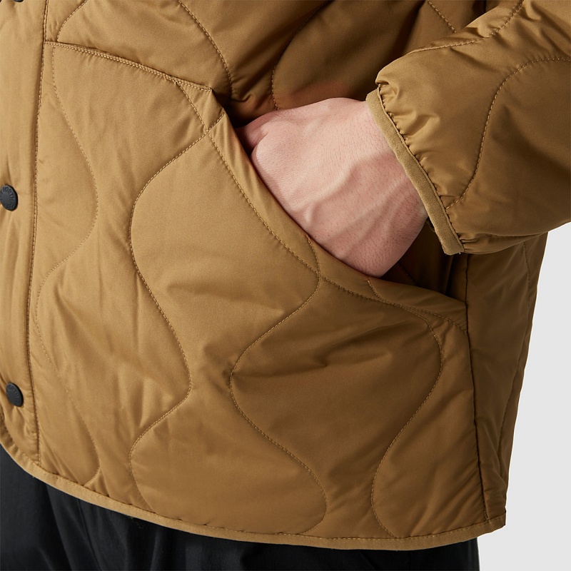 The North Face Ampato Quilted Jacket Utility Brown | ATVPYL-813