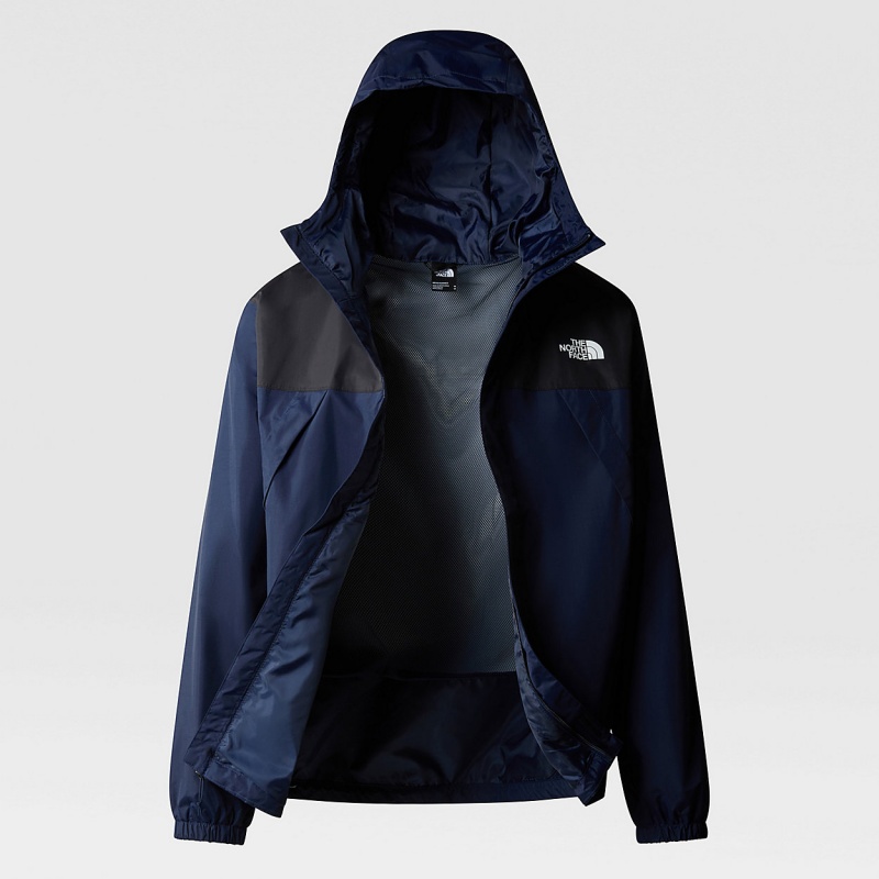 The North Face Antora Jacket Summit Navy - Tnf Black | FKYBCJ-359