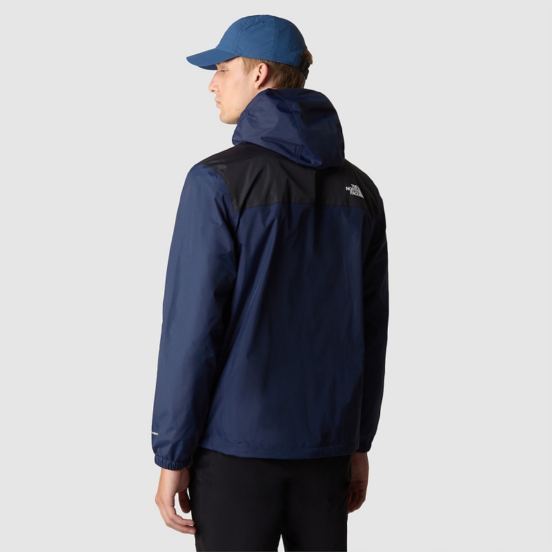 The North Face Antora Jacket Summit Navy - Tnf Black | FKYBCJ-359