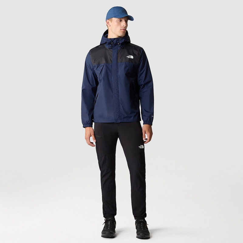 The North Face Antora Jacket Summit Navy - Tnf Black | FKYBCJ-359