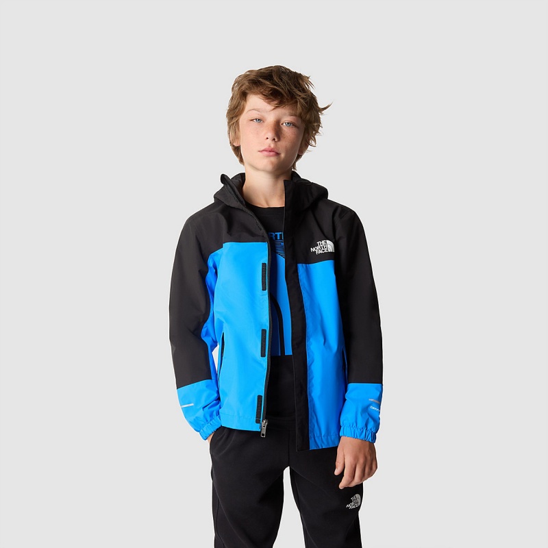 The North Face Antora Rain Jacket Optic Blue | ELXOPZ-381