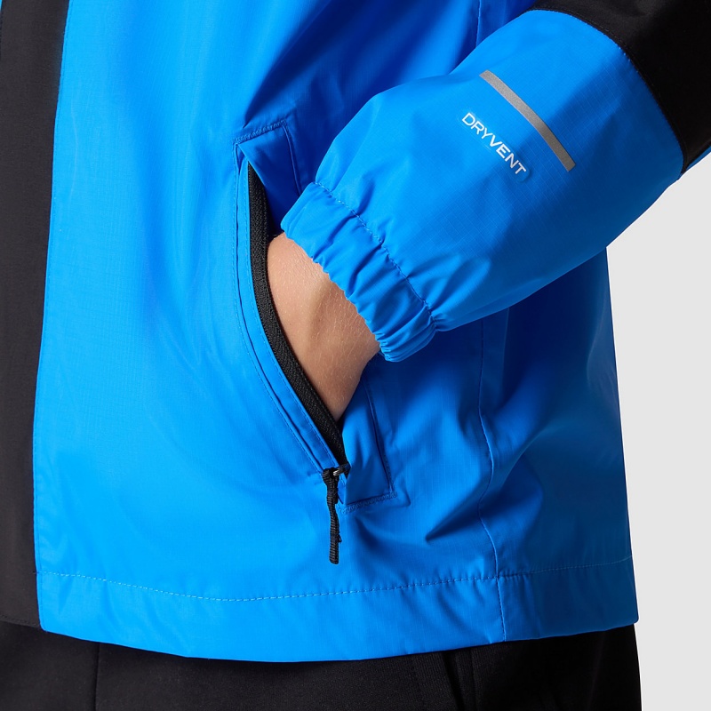 The North Face Antora Rain Jacket Optic Blue | ELXOPZ-381