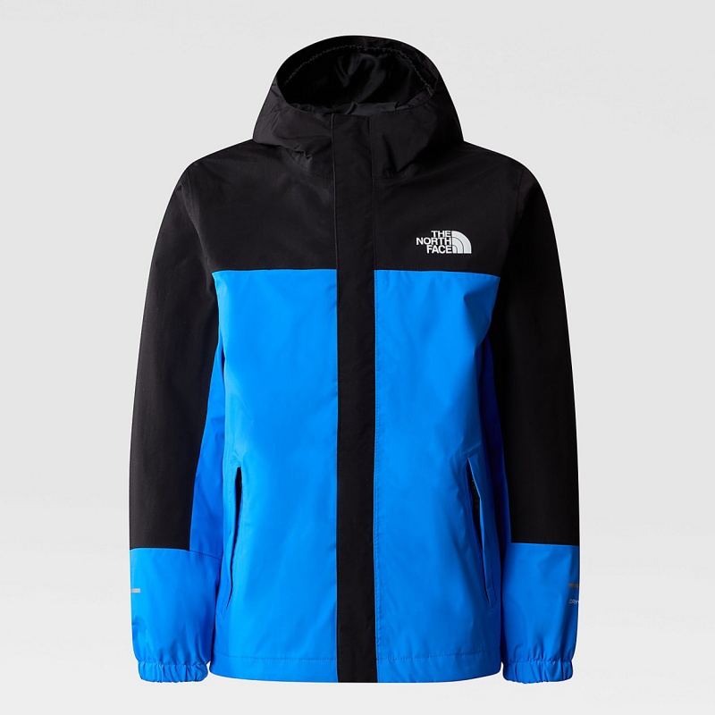 The North Face Antora Rain Jacket Optic Blue | ELXOPZ-381