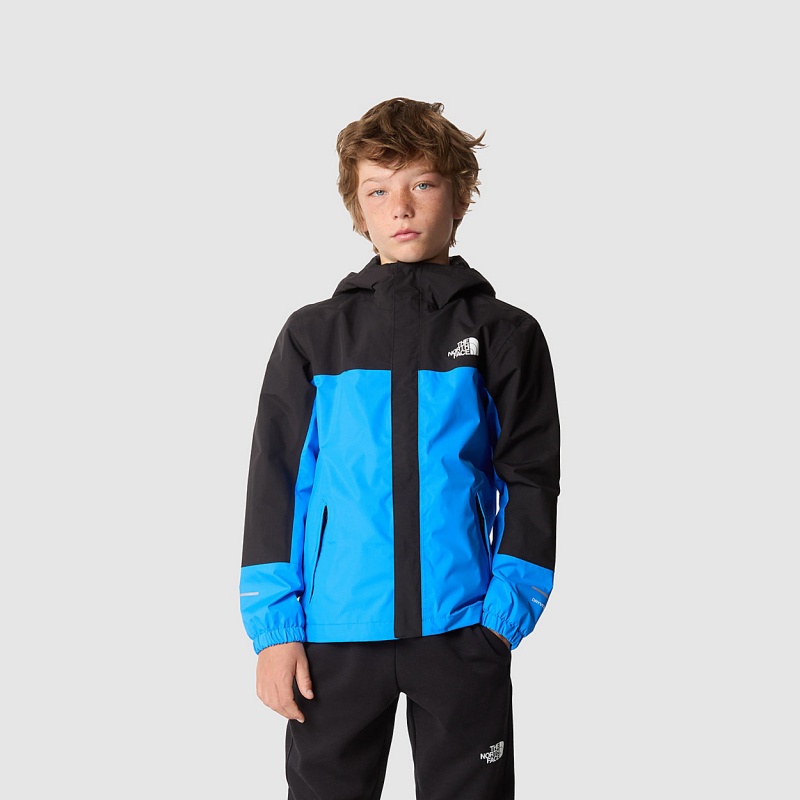 The North Face Antora Rain Jacket Optic Blue | ELXOPZ-381