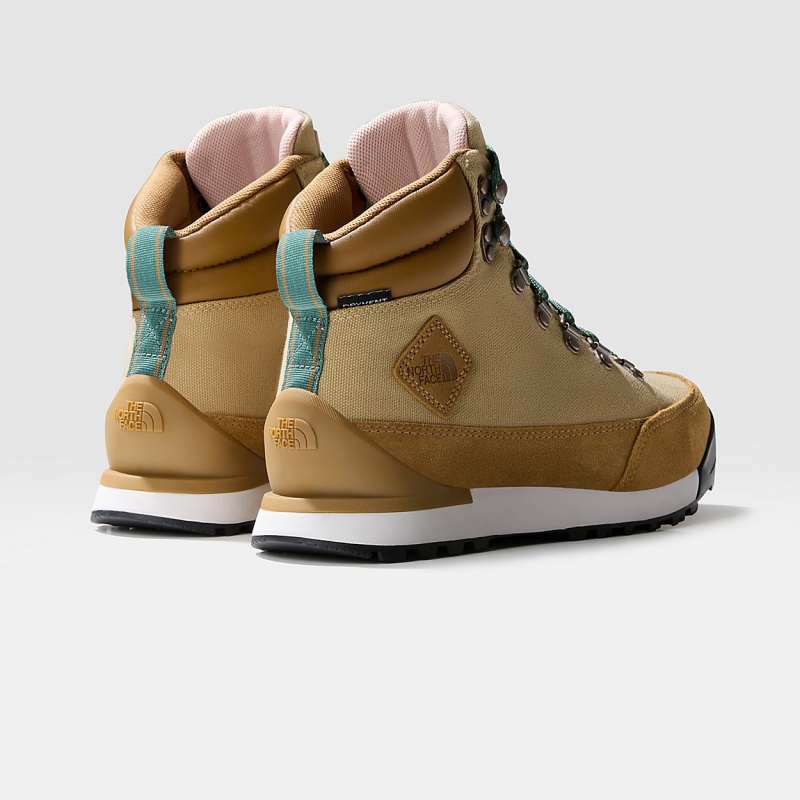 The North Face Back-To-Berkeley IV Textile Lifestyle Boots Khaki Stone - Utility Brown | TSZBIW-539