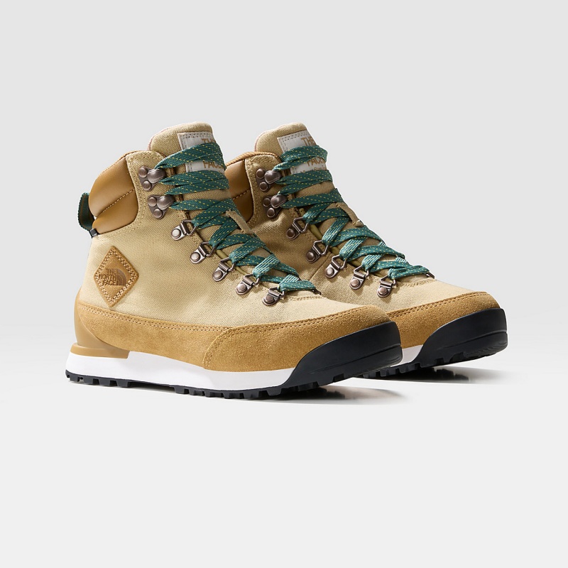 The North Face Back-To-Berkeley IV Textile Lifestyle Boots Khaki Stone - Utility Brown | TSZBIW-539