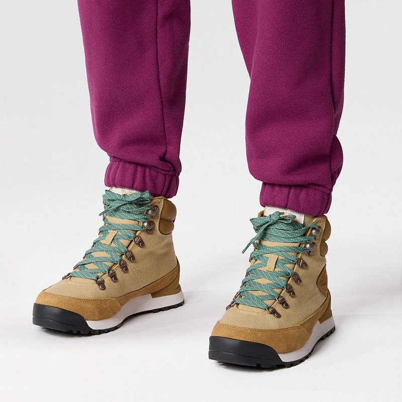 The North Face Back-To-Berkeley IV Textile Lifestyle Boots Khaki Stone - Utility Brown | TSZBIW-539