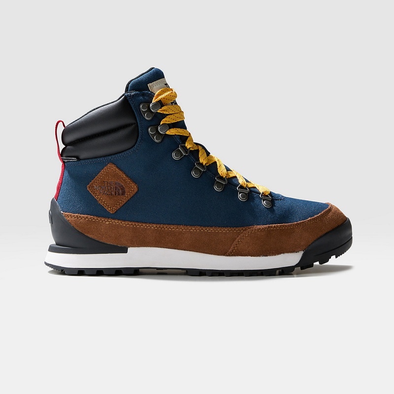 The North Face Back-To-Berkeley IV Textile Lifestyle Boots Shady Blue/Monks Robe Brown | QPOREI-209