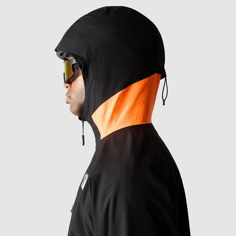 The North Face Balmenhorn FUTURELIGHT™ Shell Jacket Tnf Black - Shocking Orange | FXCKRO-894