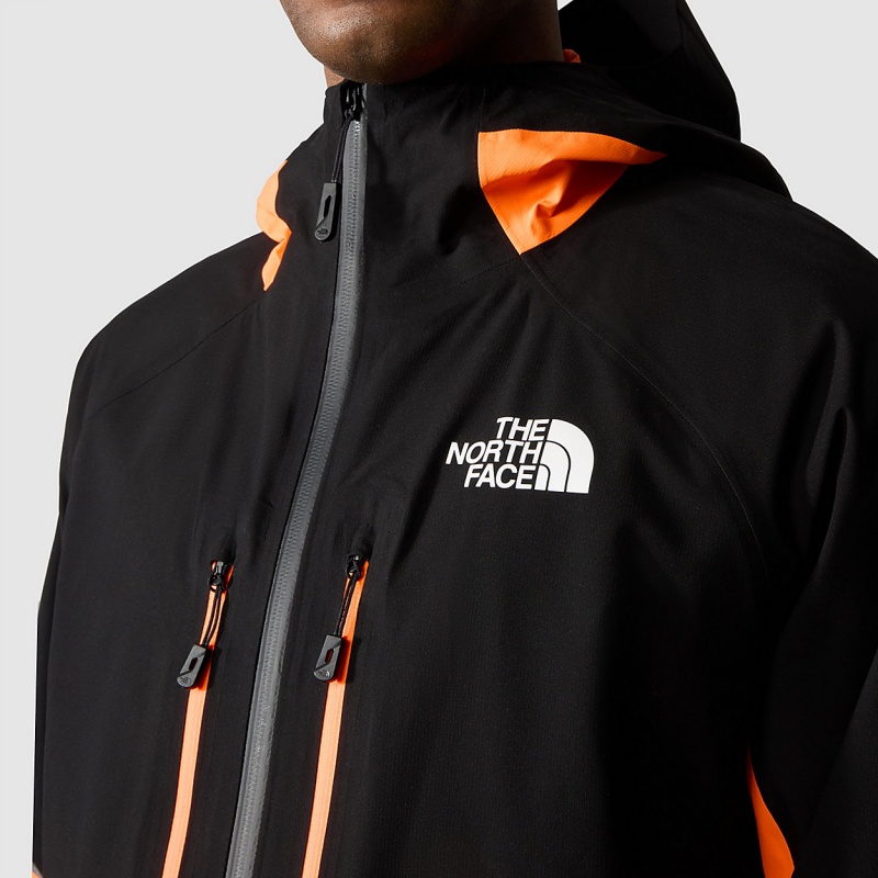 The North Face Balmenhorn FUTURELIGHT™ Shell Jacket Tnf Black - Shocking Orange | FXCKRO-894