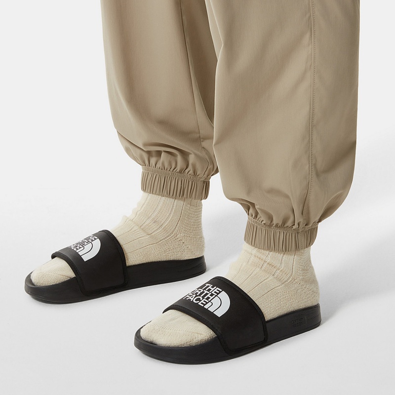 The North Face Base Camp Slides III Tnf Black - Tnf White | XSNOFD-341