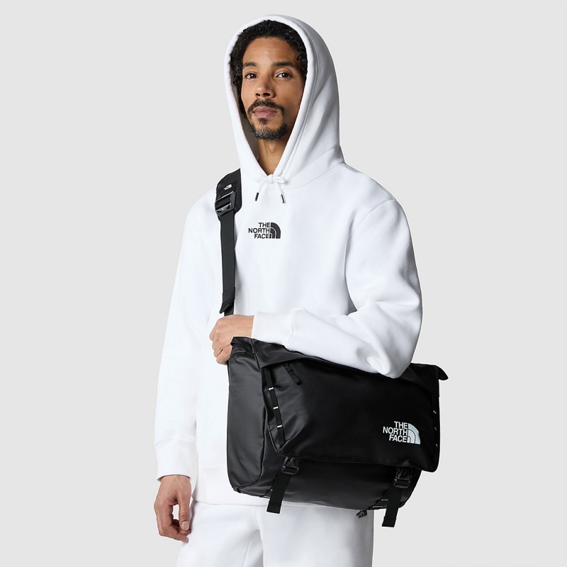 The North Face Base Camp Voyager Messenger Bag Tnf Black - Tnf White | YFLEJZ-821