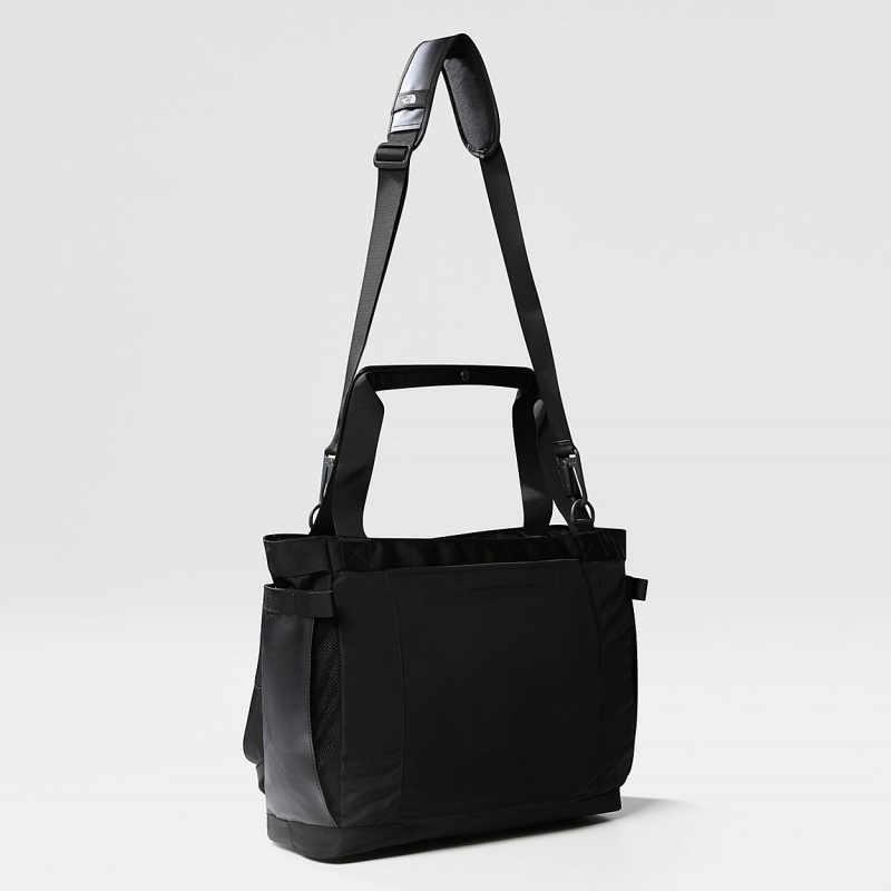 The North Face Base Camp Voyager Tote Bag Tnf Black - Tnf White | OTFERJ-983