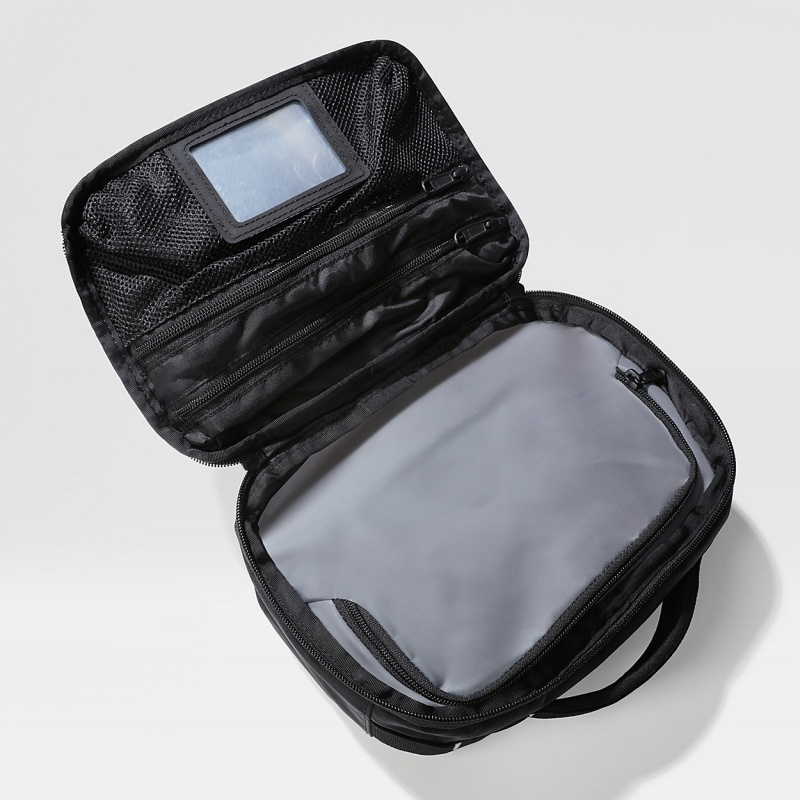 The North Face Base Camp Voyager Wash Bag Tnf Black - Tnf White | HIEJQY-059