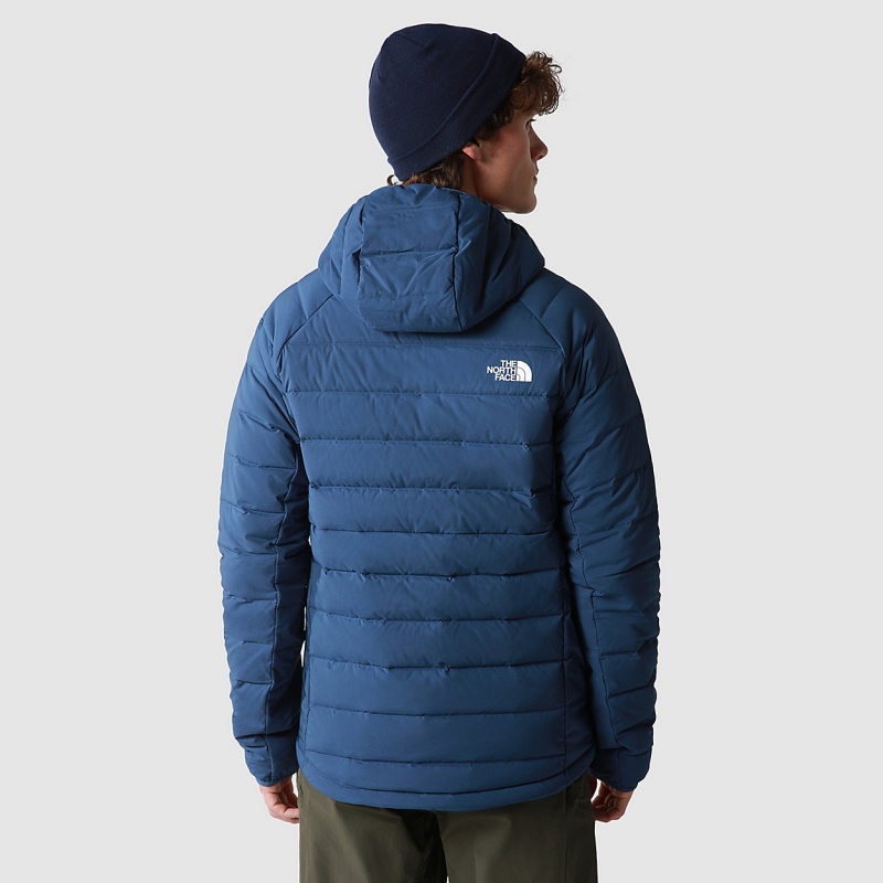 The North Face Belleview Stretch Down Jacket Shady Blue | PBUKTG-156