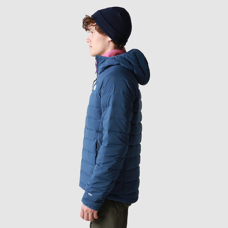 The North Face Belleview Stretch Down Jacket Shady Blue | PBUKTG-156