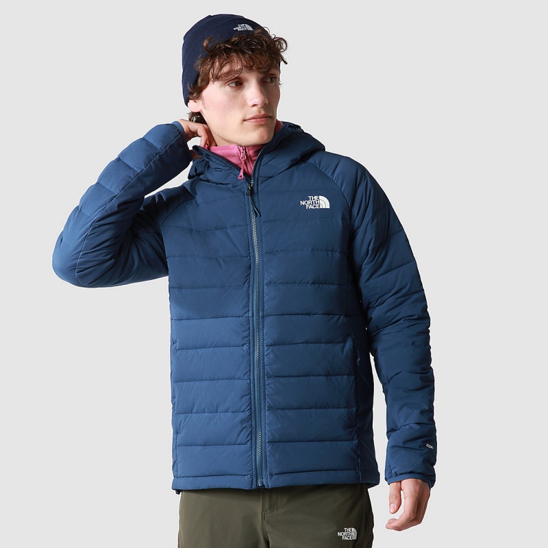 The North Face Belleview Stretch Down Jacket Shady Blue | PBUKTG-156