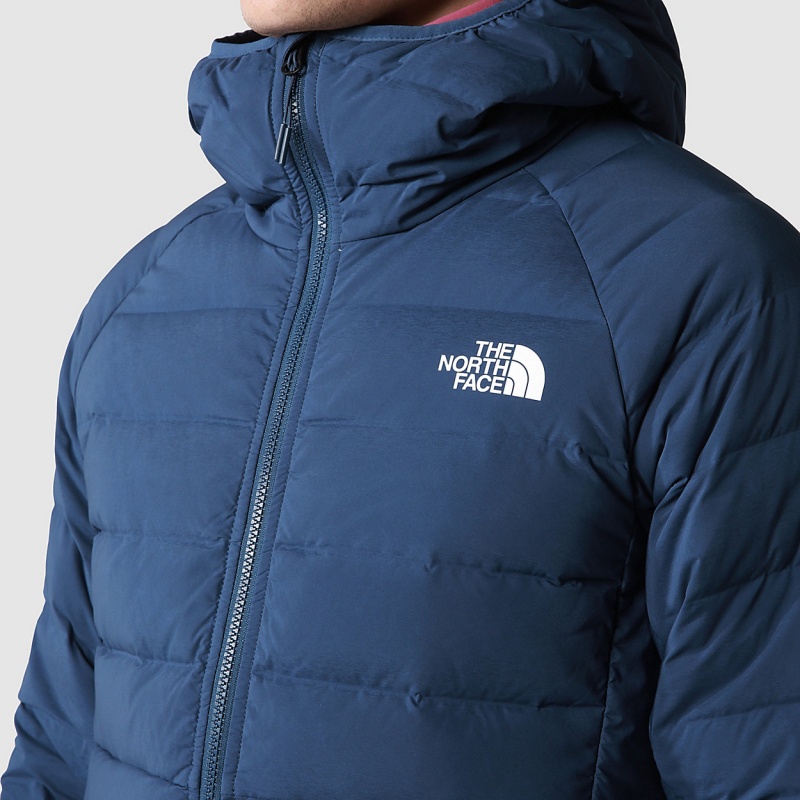 The North Face Belleview Stretch Down Jacket Shady Blue | PBUKTG-156