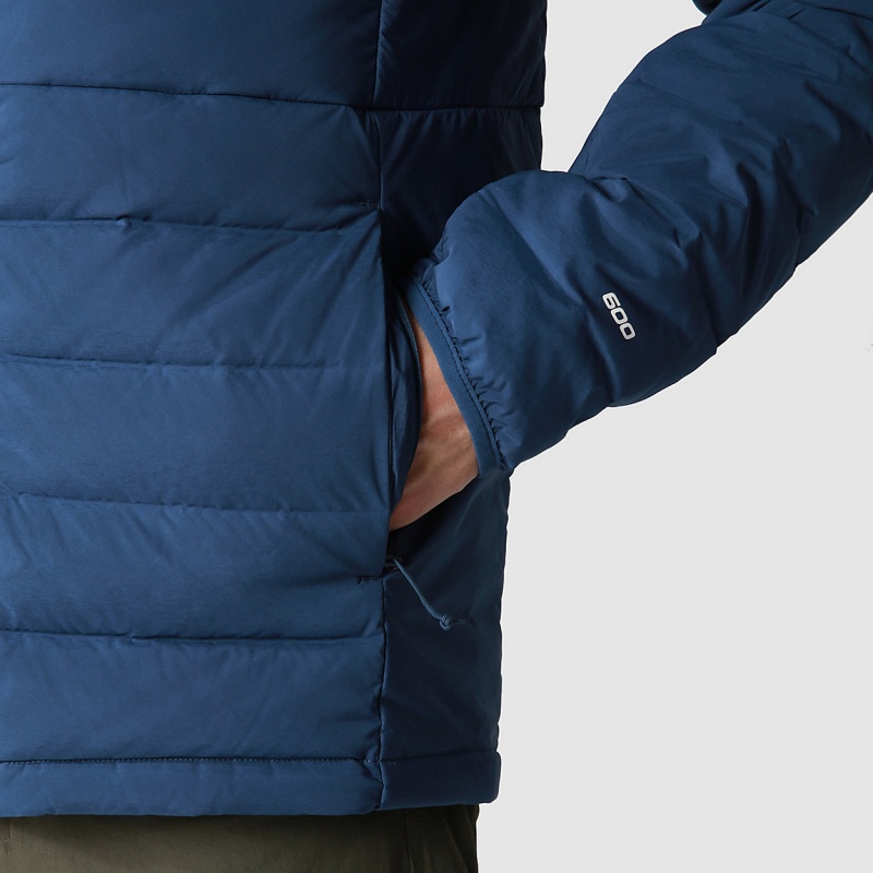 The North Face Belleview Stretch Down Jacket Shady Blue | PBUKTG-156