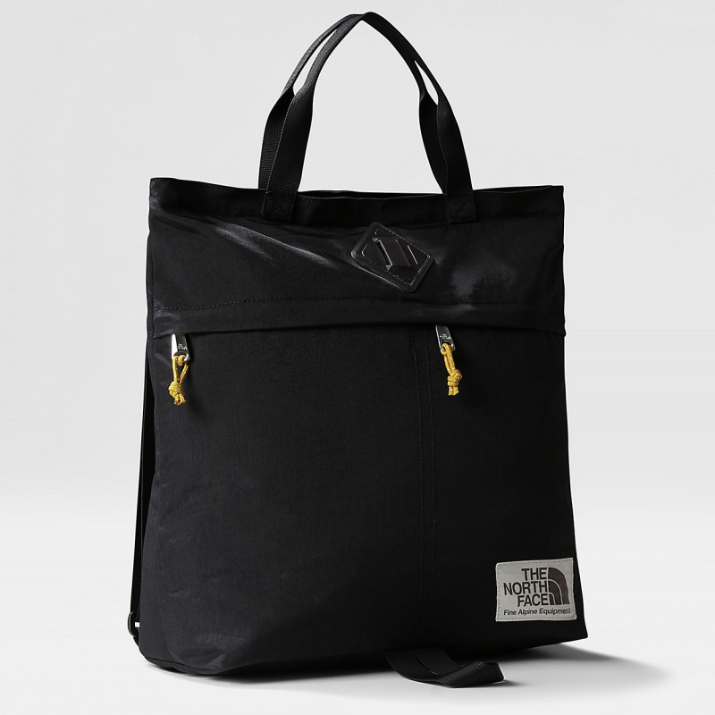 The North Face Berkeley Tote Bag Tnf Black - Mineral Gold | LWAEVX-540