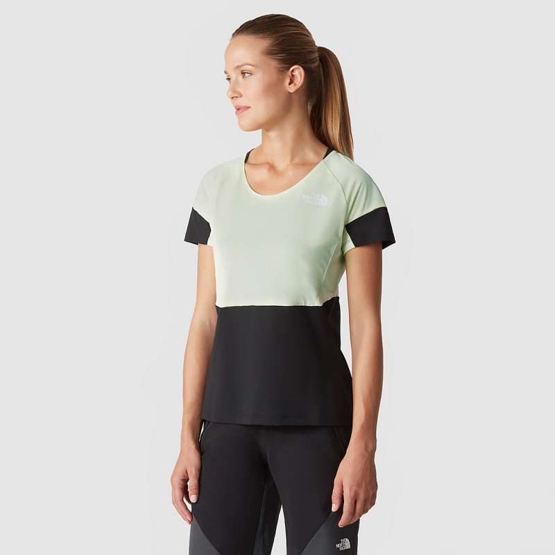 The North Face Bolt Tech T-Shirt Lime Cream - Tnf Black | NFIYDQ-918