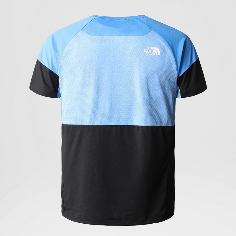 The North Face Bolt Tech T-Shirt Super Sonic Blue - Tnf Black | WAJETX-643