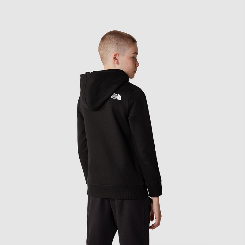 The North Face Box Pullover Hoodie Tnf Black | LWFBJV-152