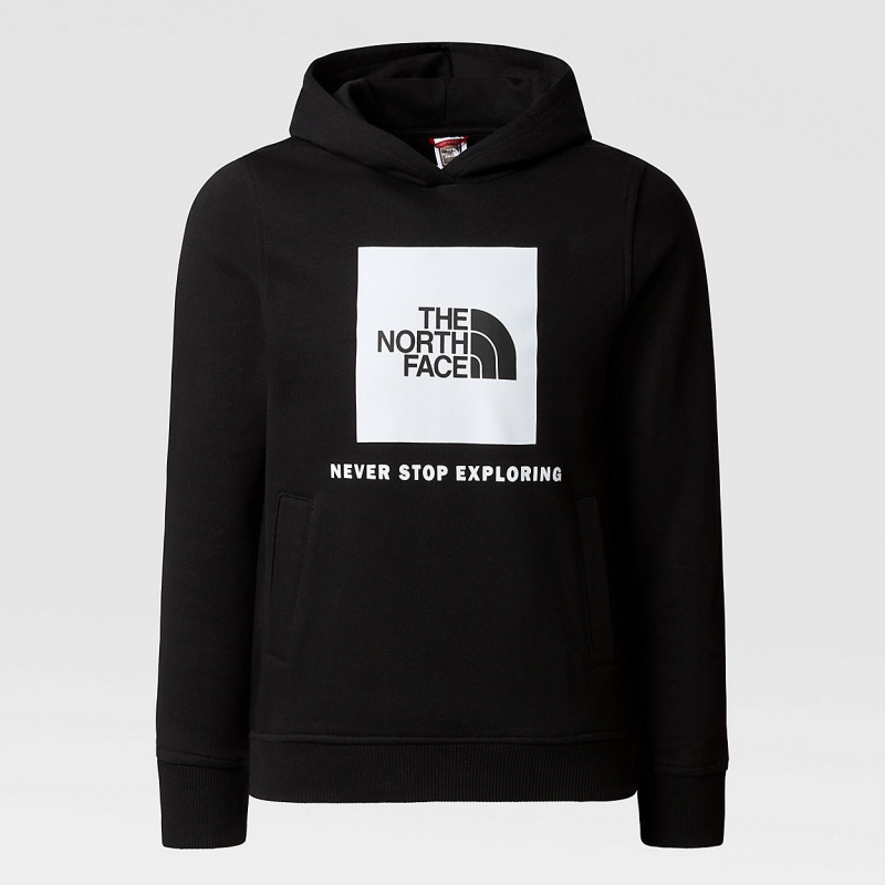 The North Face Box Pullover Hoodie Tnf Black | LWFBJV-152