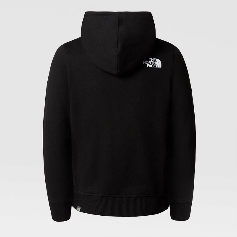 The North Face Box Pullover Hoodie Tnf Black | LWFBJV-152