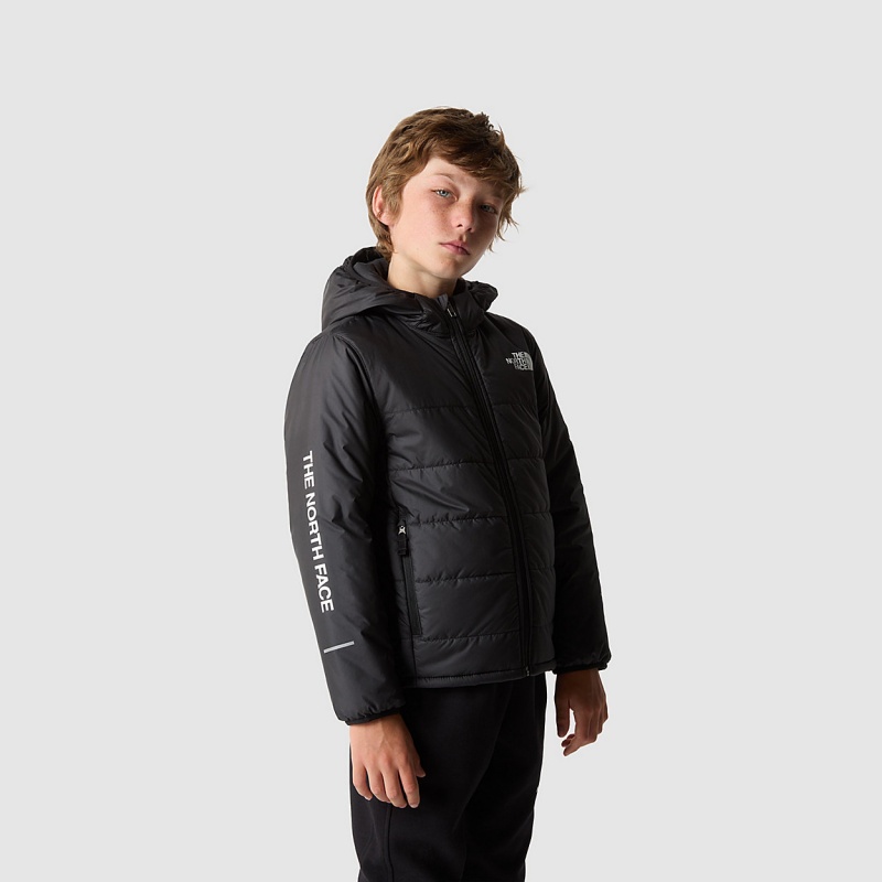 The North Face Boy\'s Never Stop Synthetic Jacket Tnf Black | SARNVC-618