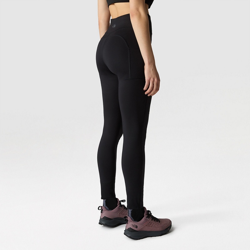 The North Face Bridgeway Hybrid Leggings Tnf Black | BCIQFT-027